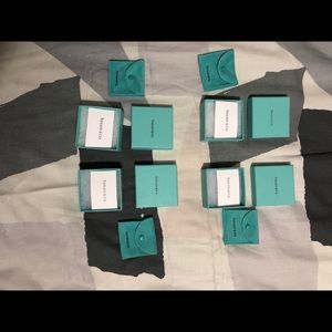 4 Tiffany & Co boxes and pouches